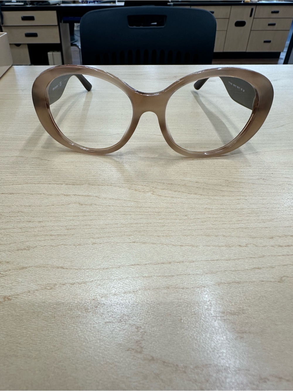 Tory Burch Oversized Round Sunglasses in Light Brown